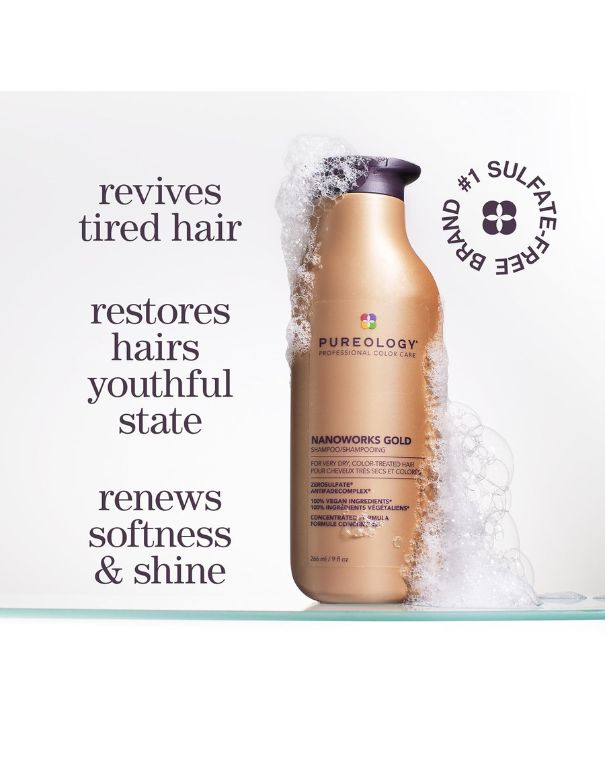 Pureology Nanoworks Gold Shampoo - 1L