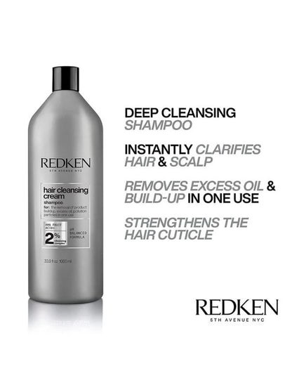 Redken Hair Cleansing Cream Shampoing clarifiant - 1 L