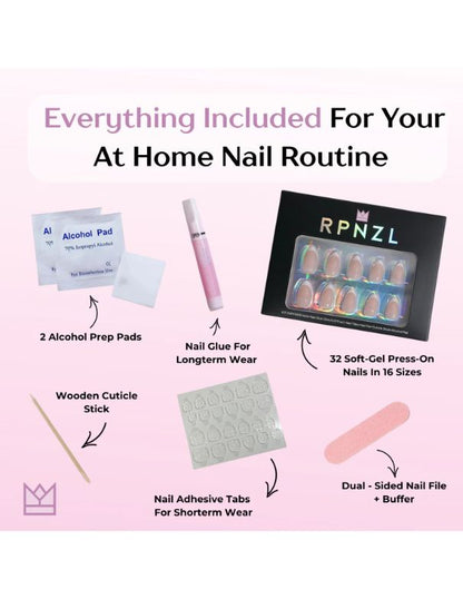 RPNZL Press-on Nail Kit - Sugar