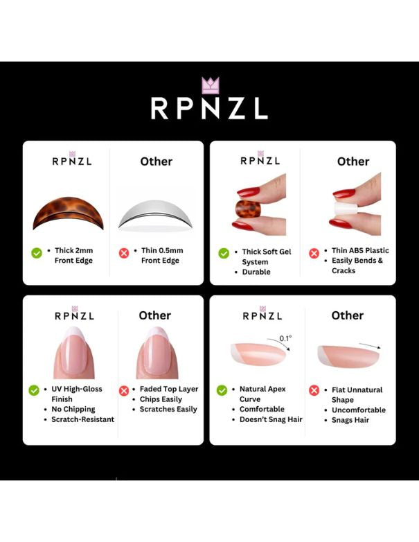RPNZL Press-on Nail Kit - Pearl