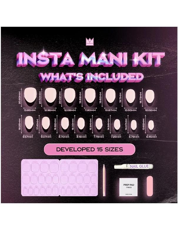 RPNZL Press-on Nail Kit - Elsa