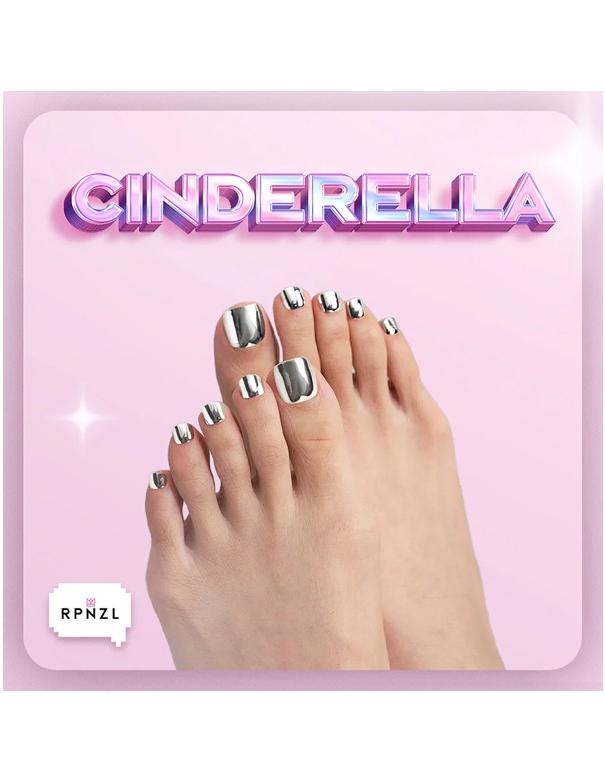 Kit de pose d'ongles à coller RPNZL - Cendrillon
