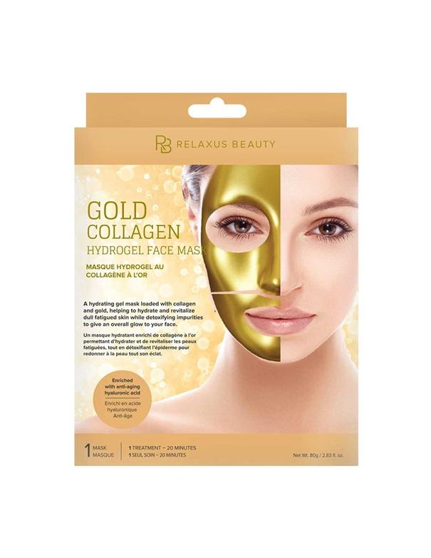 Masque facial hydrogel au collagène Relaxus Gold