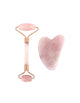 Relaxus Rose Quartz Facial Roller & Gua Sha Set