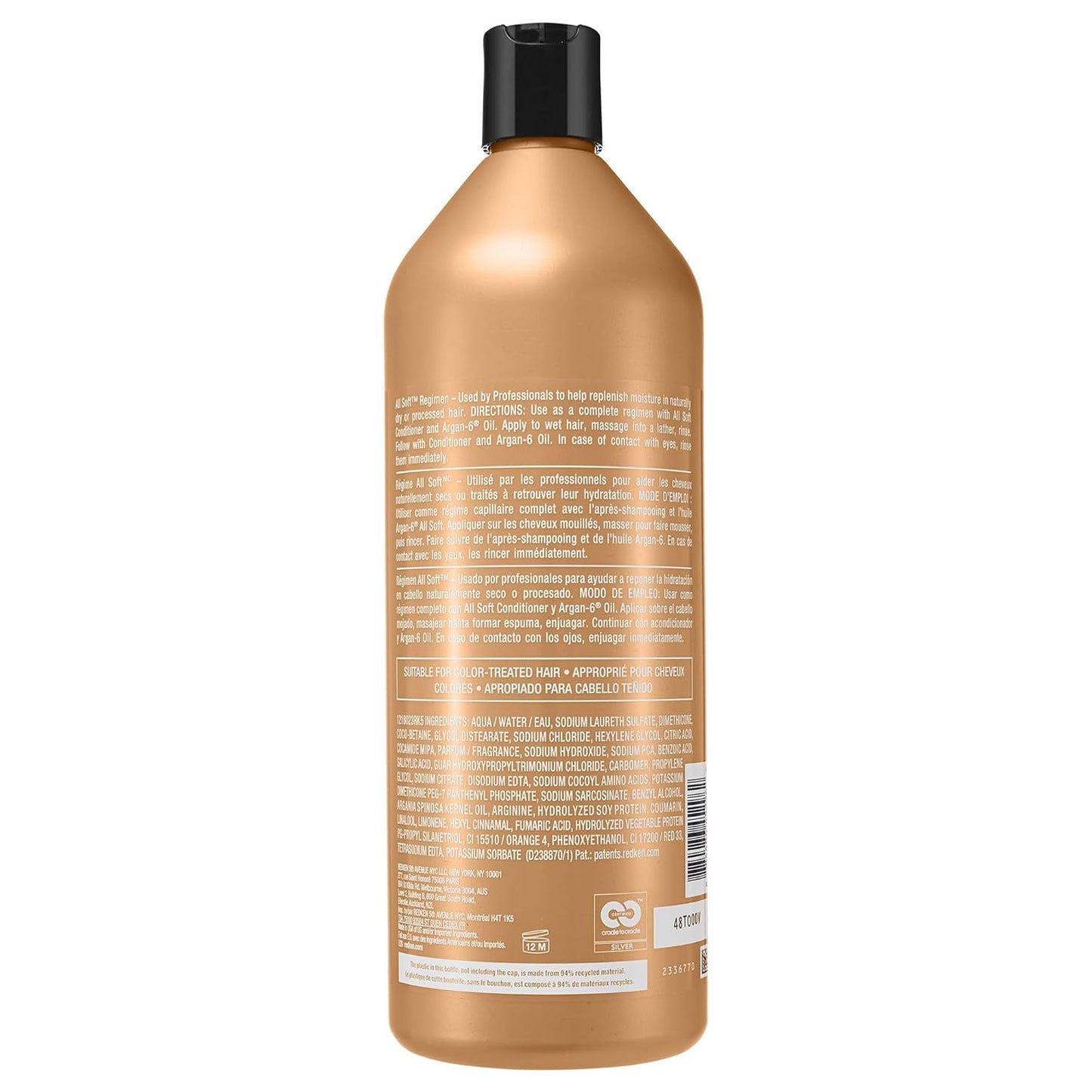 Redken All Soft Shampoo - 1L