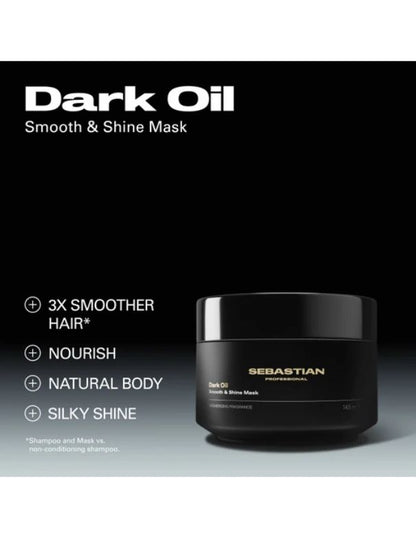 Sebastian Dark Oil Shine and Smoothing Mask - 500ml