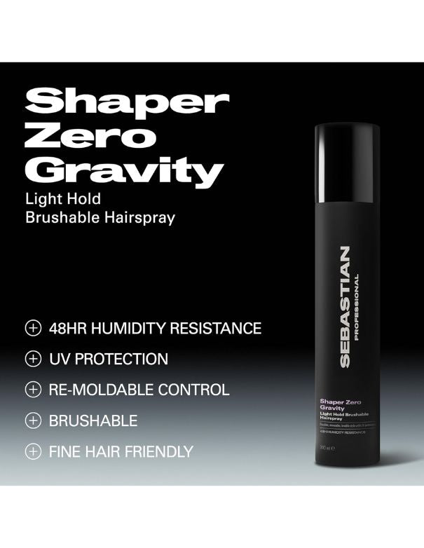 Sebastian Zero Gravity Shaper Ultralight Hold Hairspray - 400ml