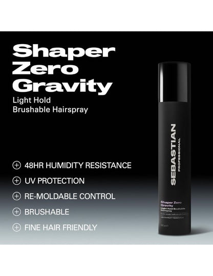 Sebastian Zero Gravity Shaper Ultralight Hold Hairspray - 400ml
