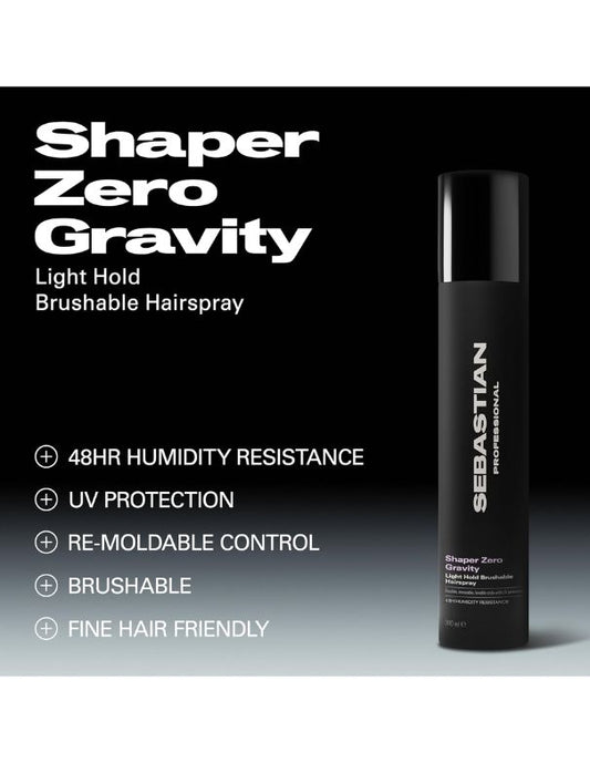 Sebastian Zero Gravity Shaper Ultralight Hold Hairspray - 400ml