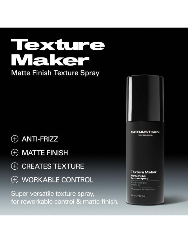 Sebastian Texture Maker Spray Texturisant Fini Mat - 150ml