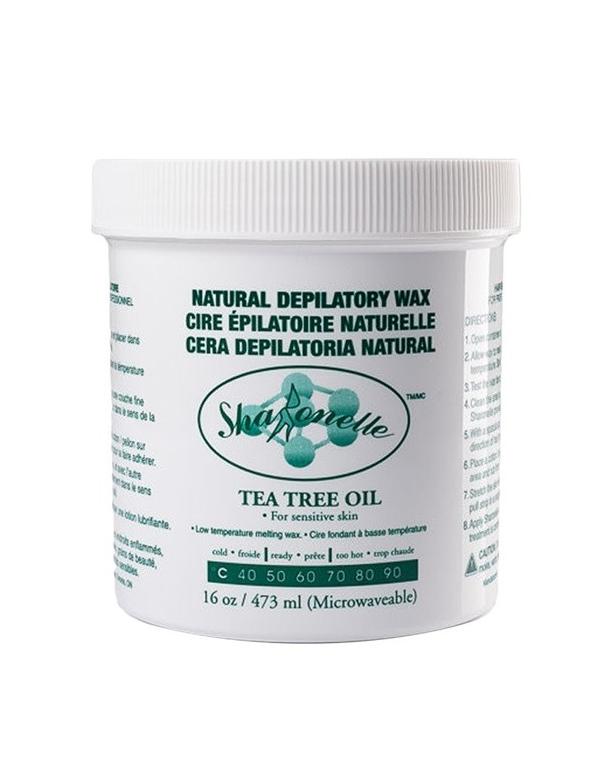 Cire d'arbre à thé naturelle pour micro-ondes Sharonelle - 16 oz