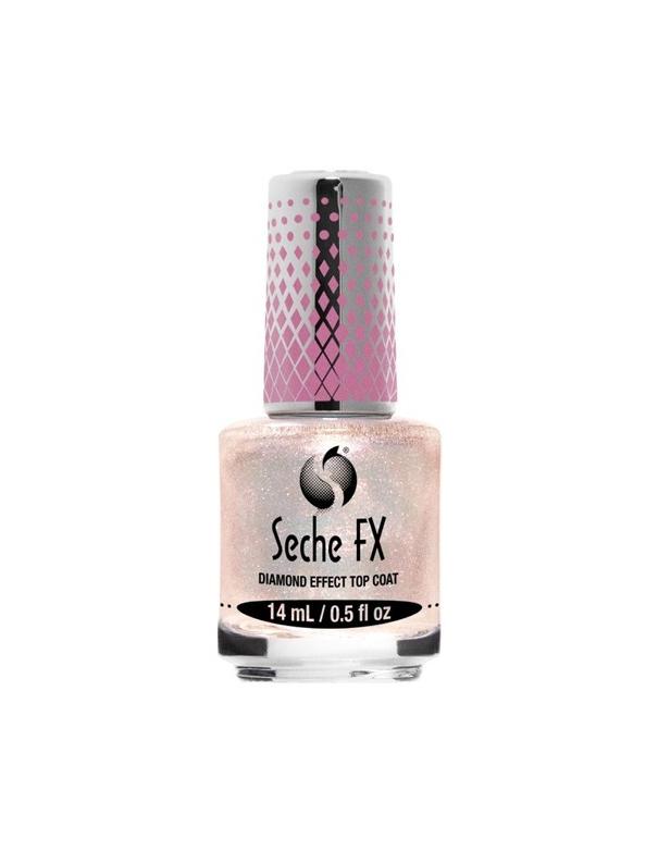 Seche FX Diamond Effect Top Coat Pink - 14ml