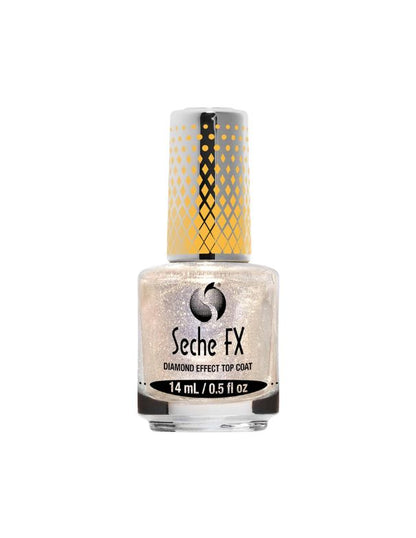 Seche FX Diamond Effect Top Coat Gold - 14ml