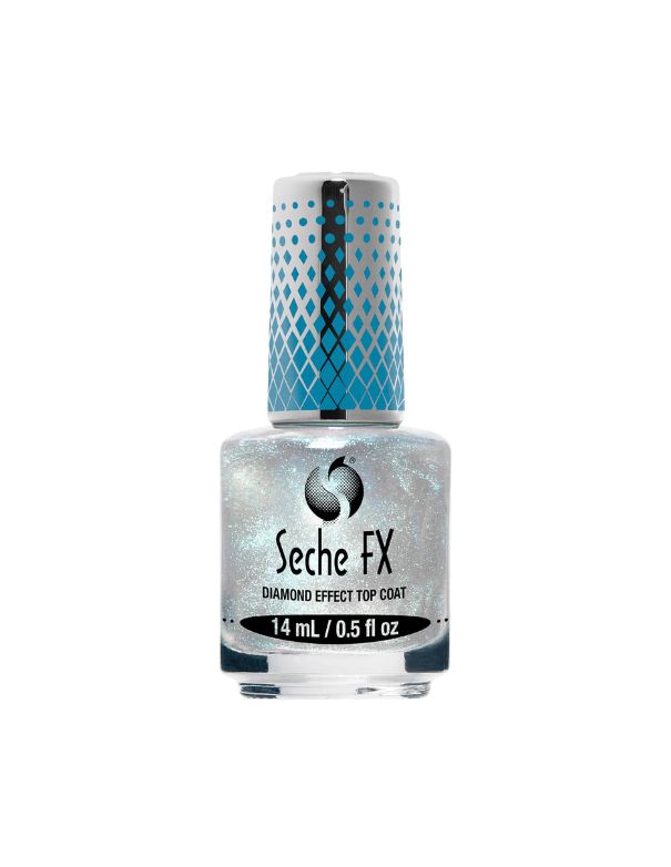 Seche FX Diamond Effect Top Coat Blue - 14ml