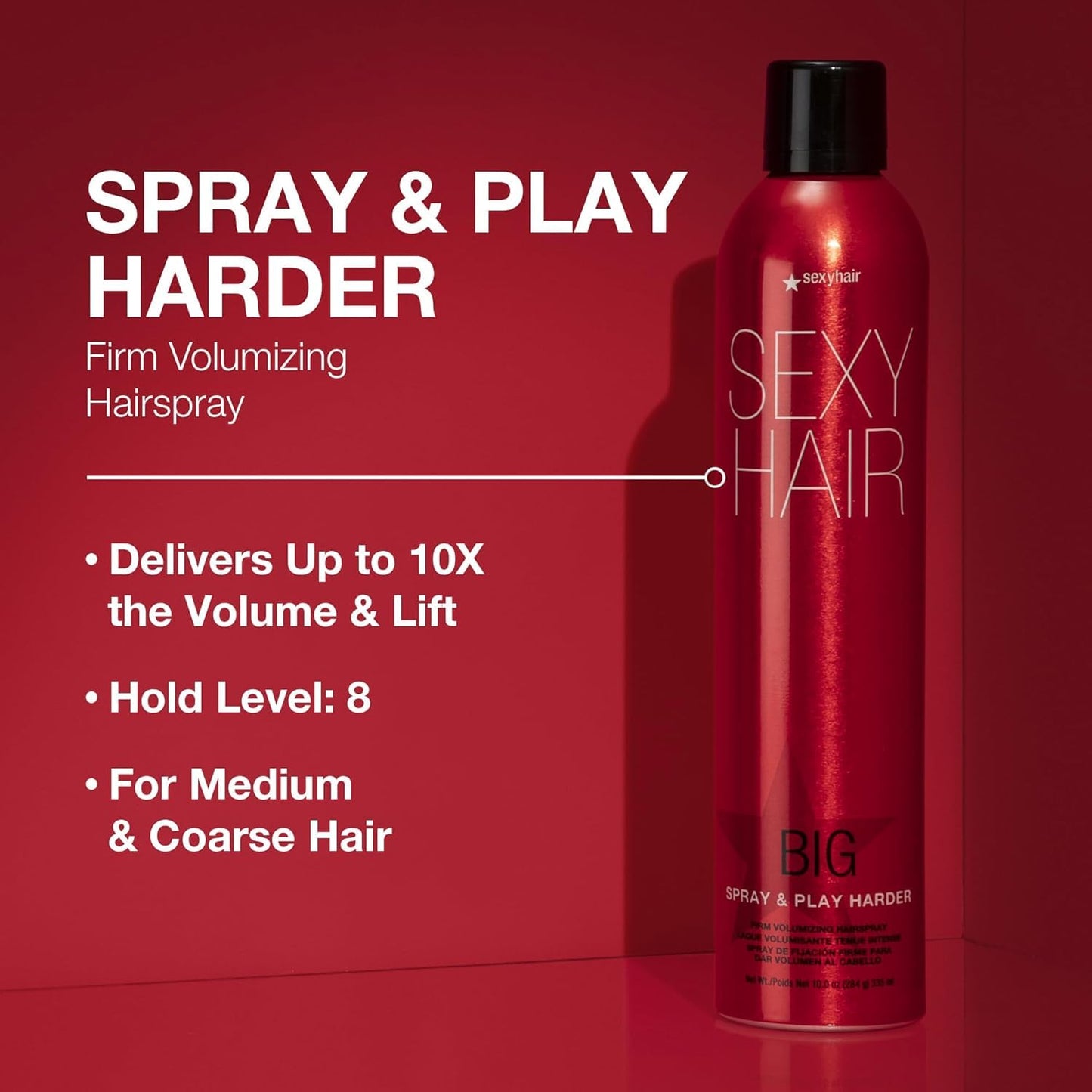 Big SexyHair Spray and Play Harder Volumizing Hairspray - 335ml