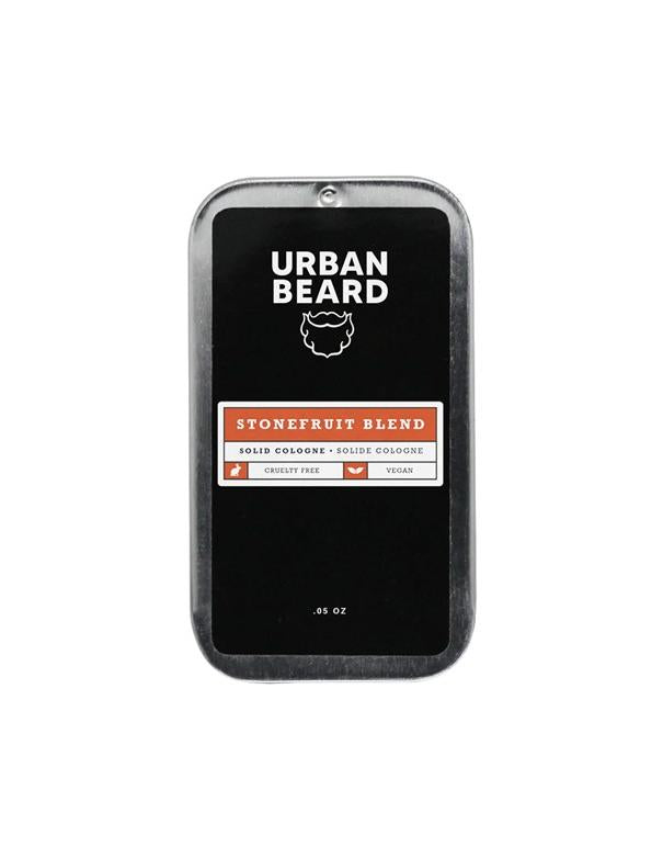 Eau de Cologne solide aux fruits à noyau d'Urban Beard - 15 ml