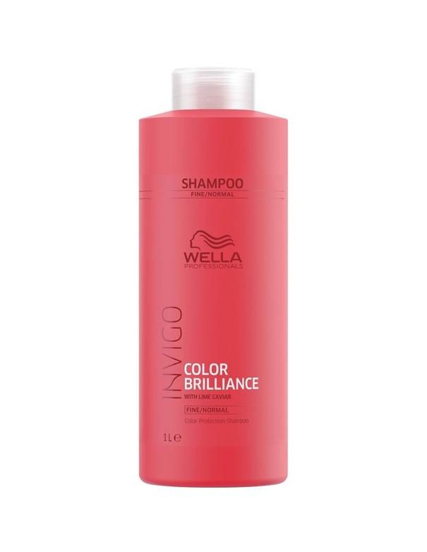 Shampooing Wella Invigo Color Brilliance Cheveux Fins - 1 L