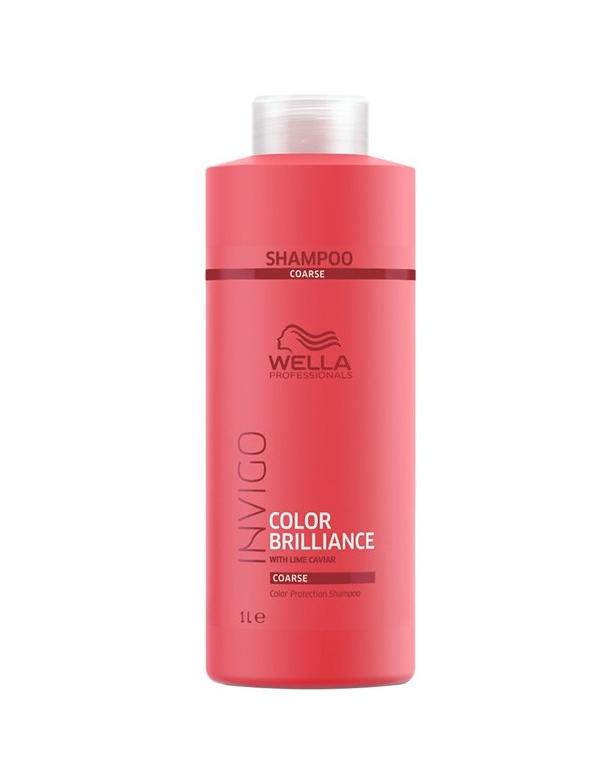 Shampooing Wella Invigo Color Brilliance Cheveux épais - 1 L