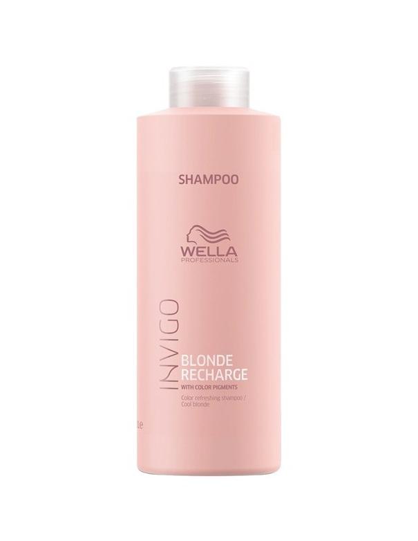 Wella Invigo Blonde Recharge Colour Refreshing Shampoo - 1L
